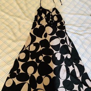 Black/Gray Halter Top Dress!